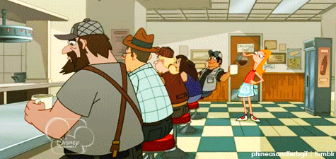 giphy.com men drinking coffee