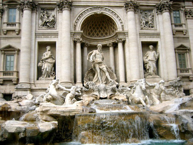 9 trevi fountain rome