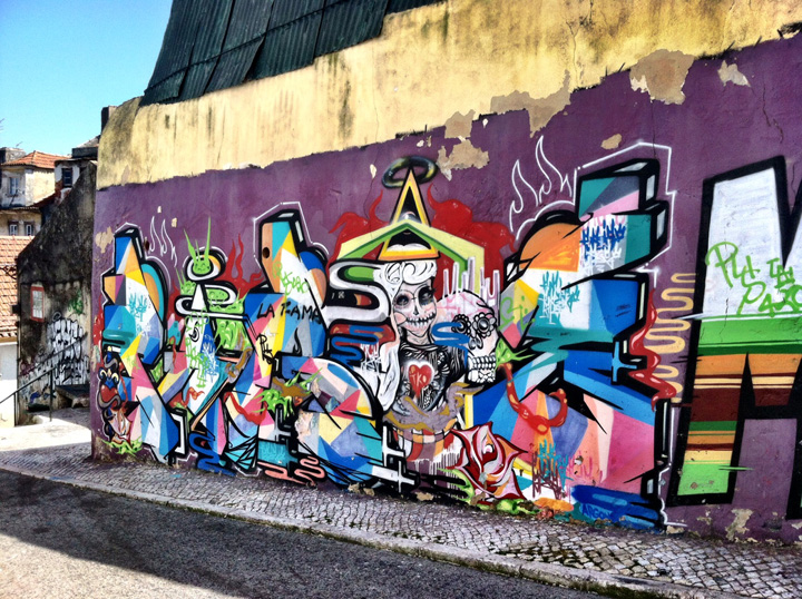 Lisbon Portugal street art 1