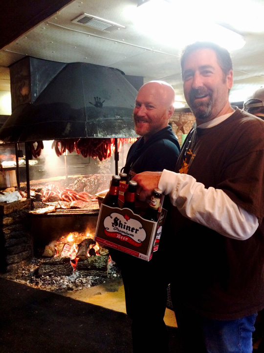 Jason Texas BBQ Austin salt lick shiner