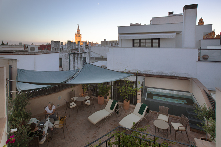 Roof top Corral del Rey Seville Spain Hotel
