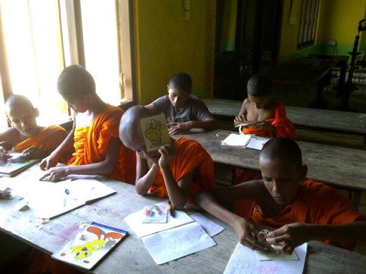 Sri Lanka Volunteer Monastery classroom