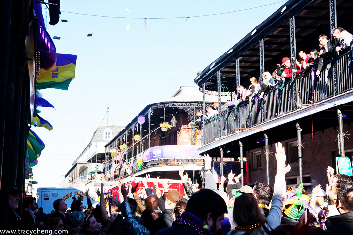 Tracy Cheng Mardi Gras float