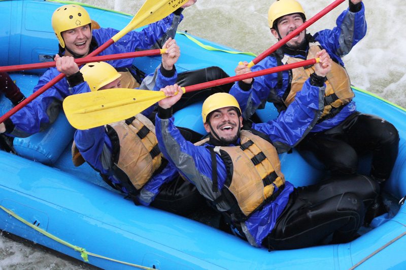 White water rafting in Peru.