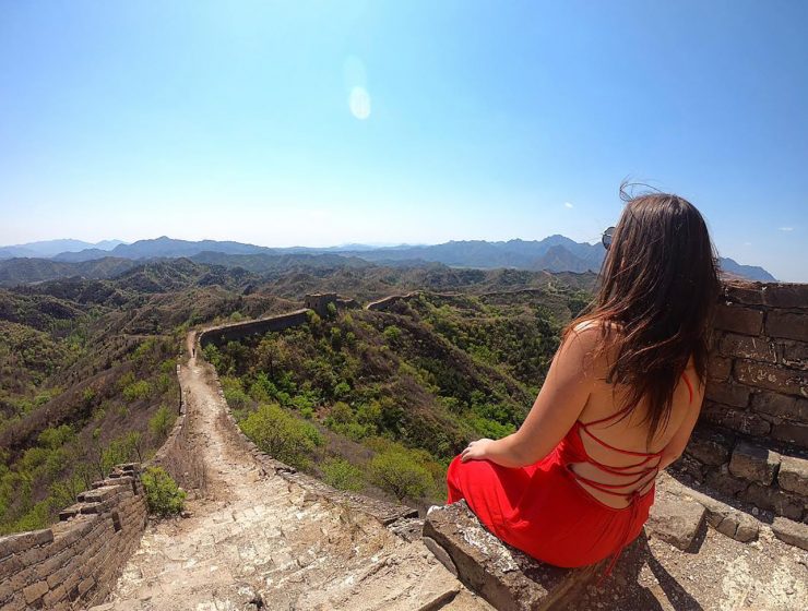 The Great Wall of China.
