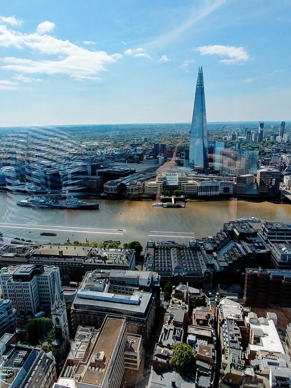 London skyline.