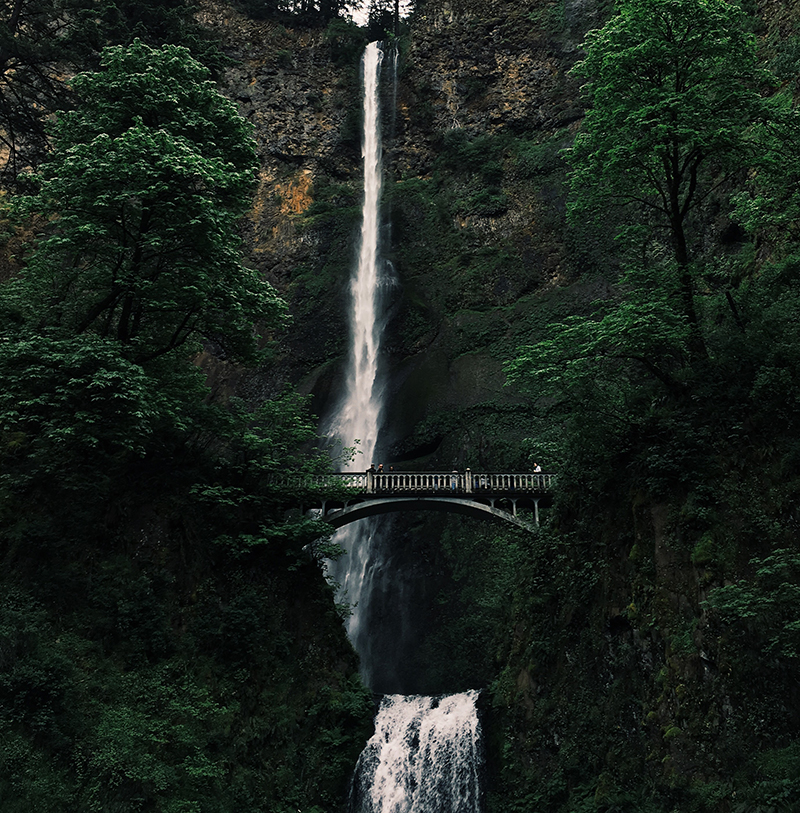 Multnomah Falls.
