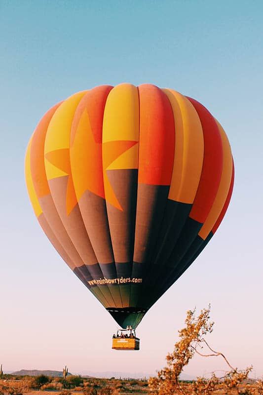 hot air balloon