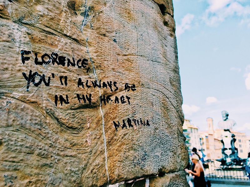 Falling in love.