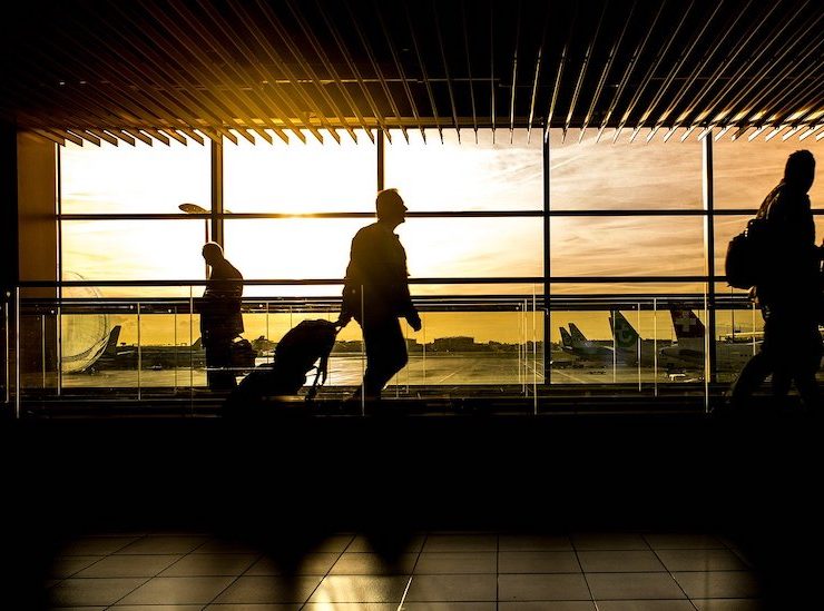 business trip airport