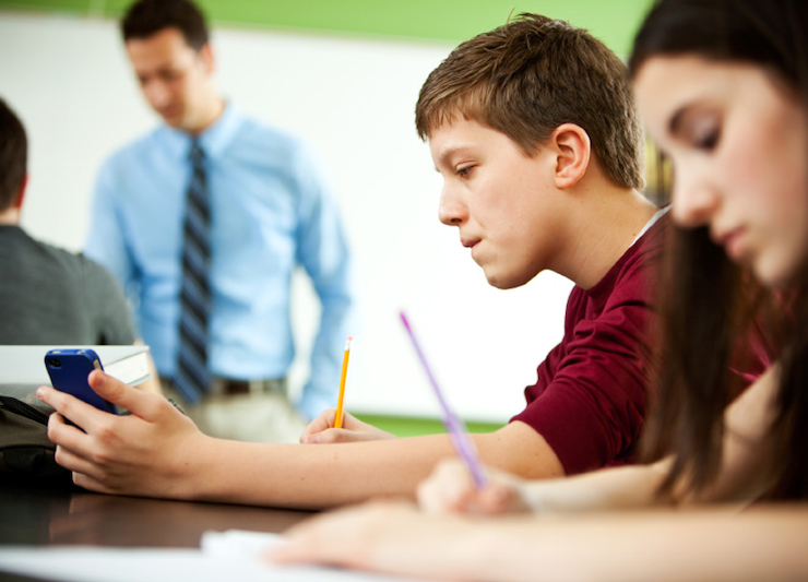 Mobile phones students