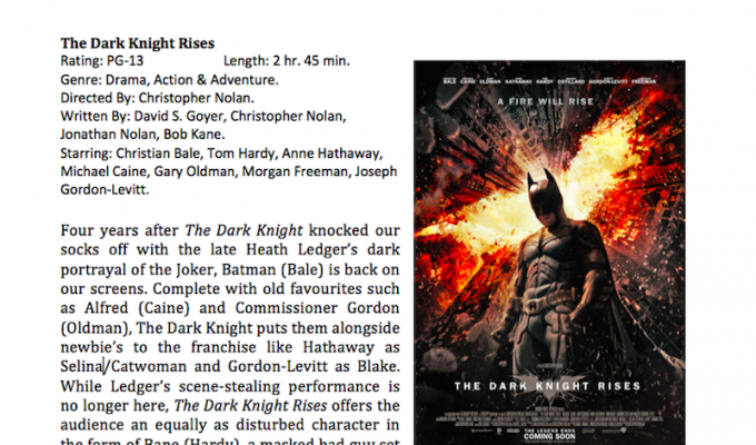 Movie Review