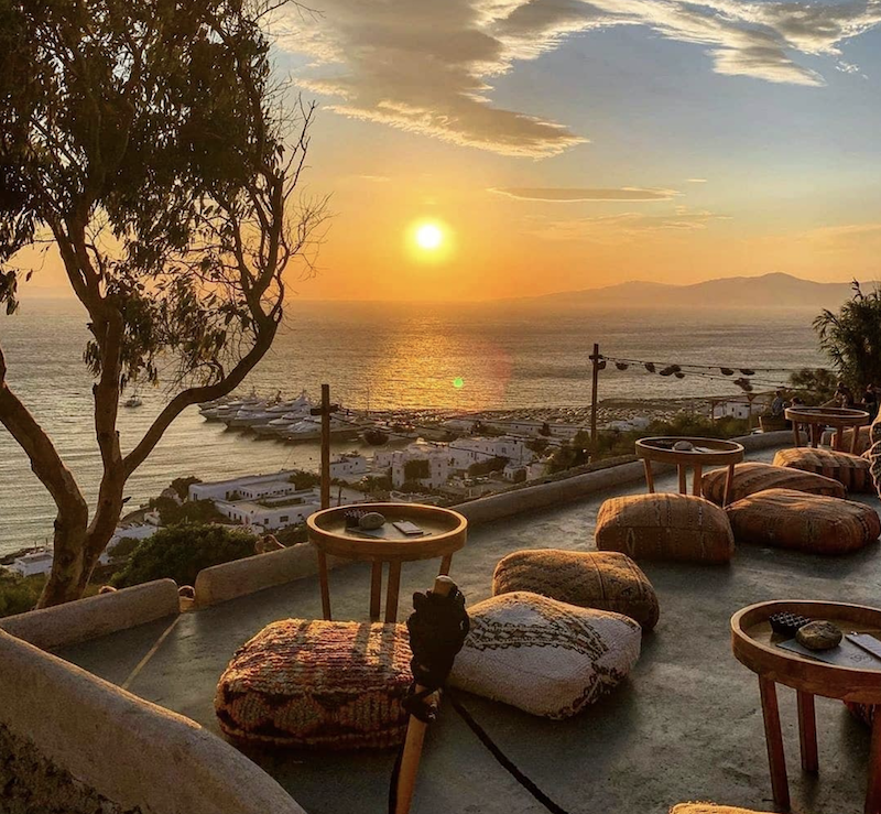 180º sunset bar-Mykonos