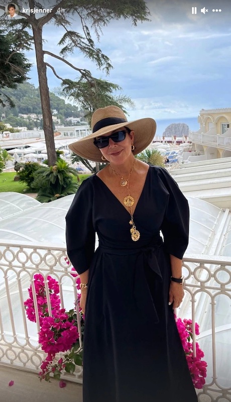 Kris Jenner Capri 