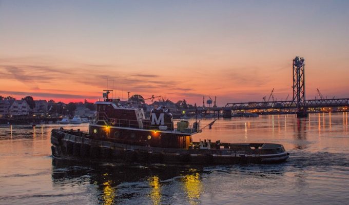 Early morning views in Portsmouth, NH.