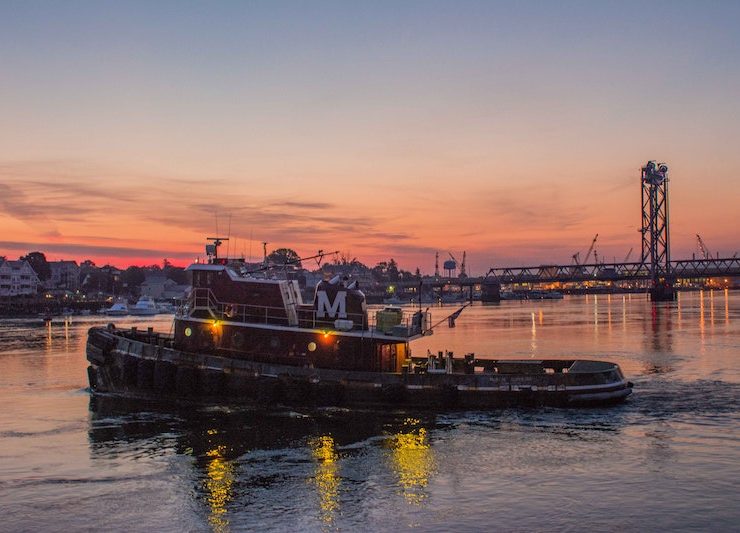 Early morning views in Portsmouth, NH.