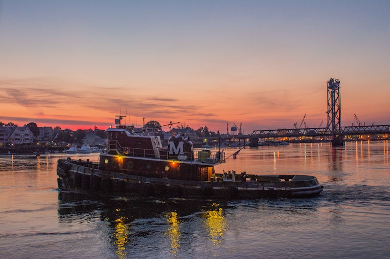 Early morning views in Portsmouth, NH.