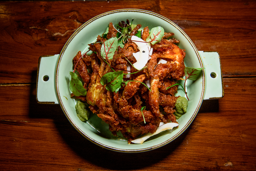 Amritsari Soft-Shell Crab at GupShup. Photo: Manish Gosalia