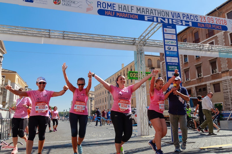 Breast Cancer Half-Marathon, Rome, Italy