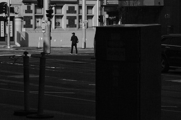 Empty streets of Sydney