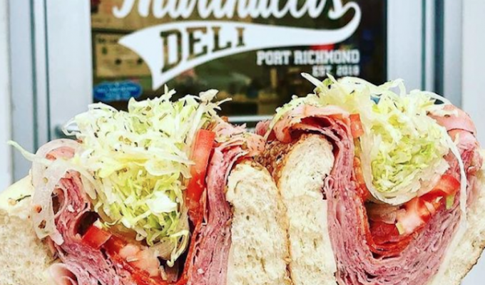 Hoagie From Marinucci's Deli