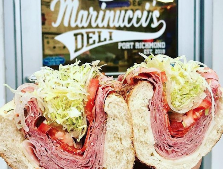 Hoagie From Marinucci's Deli