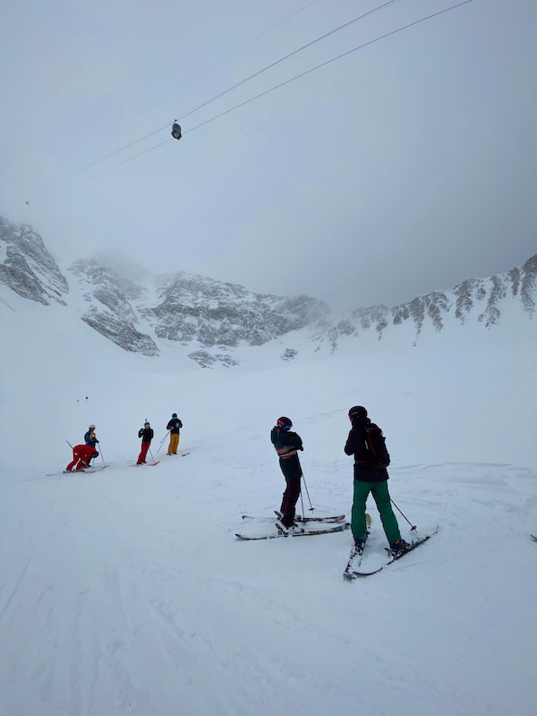 skiing snowboarding