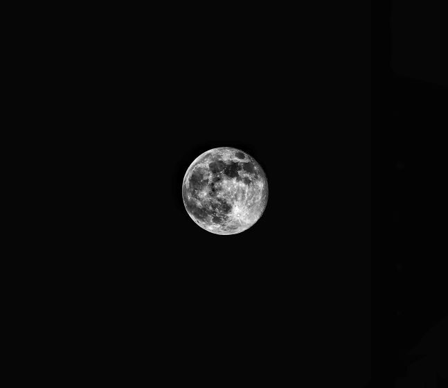 The white moon