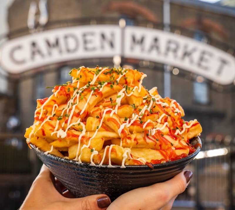 Loaded fries from Funky Chips