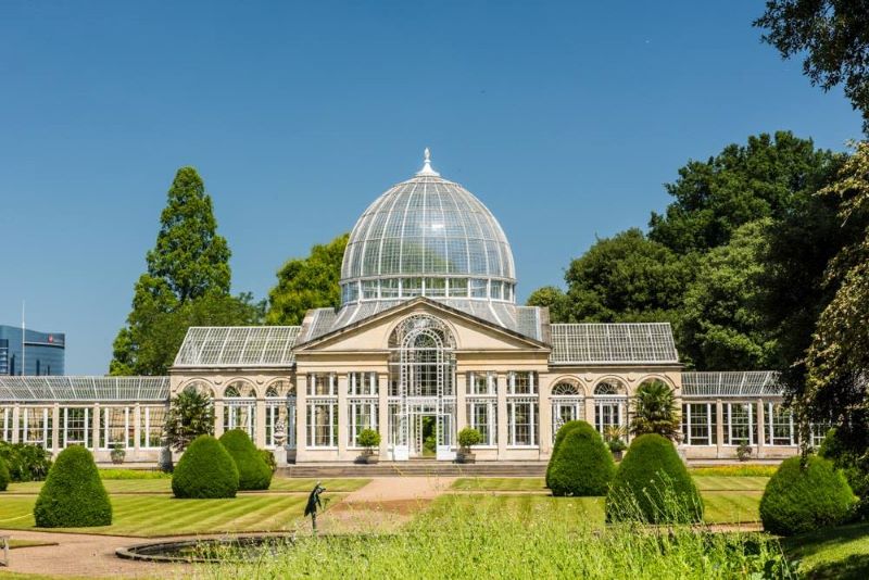 bridgerton filming locations THE GREAT CONSERVATORY AT SYON PARK