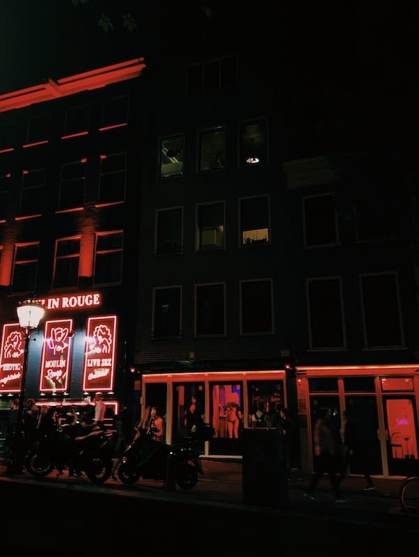 Amsterdam red light district