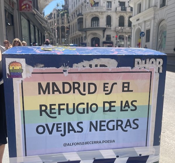 Madrid street sign