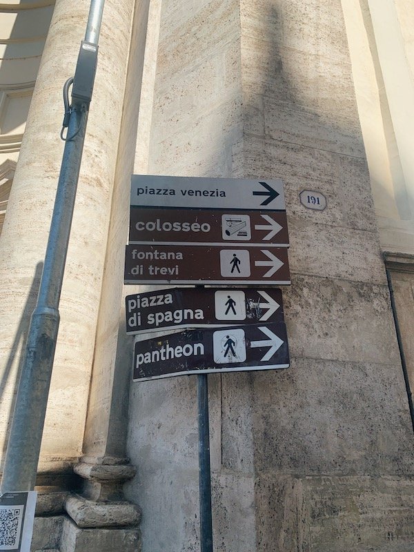 Santa Maria dei Miracoli Sign