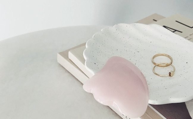 pink gua sha