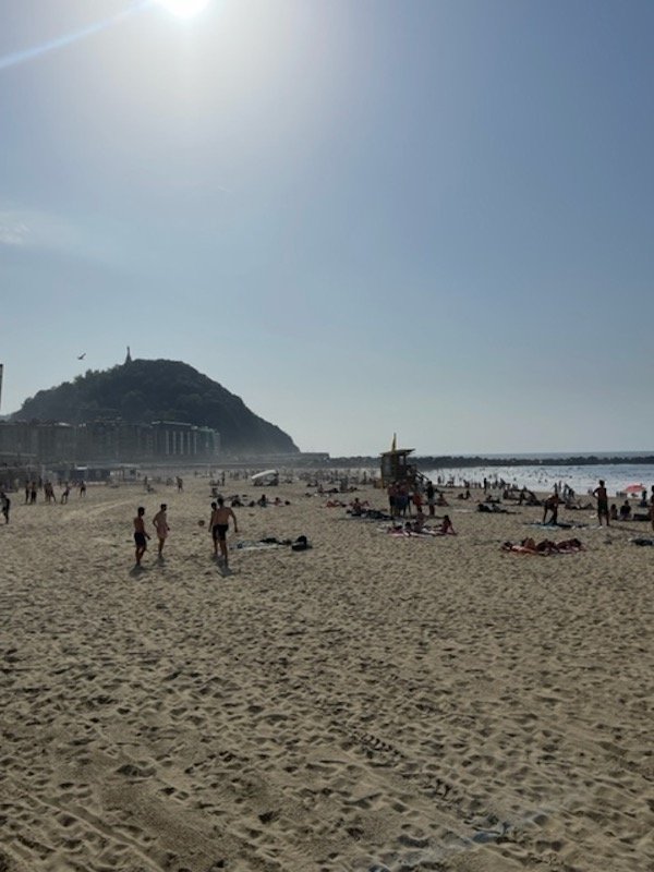 Zurriola beach