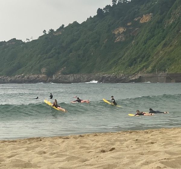 Zurriola surfing