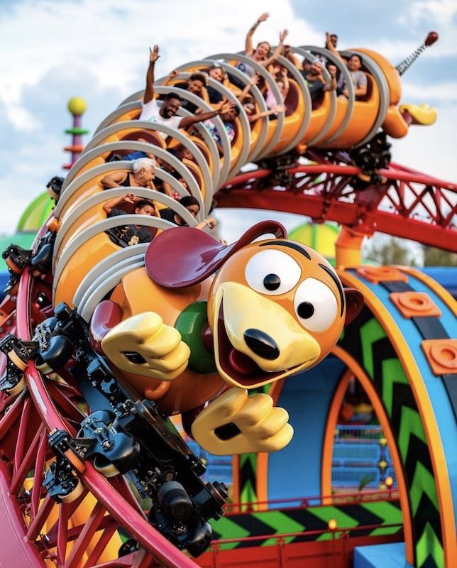 Slinky Dog Dash Hollywood Studios rides attractions