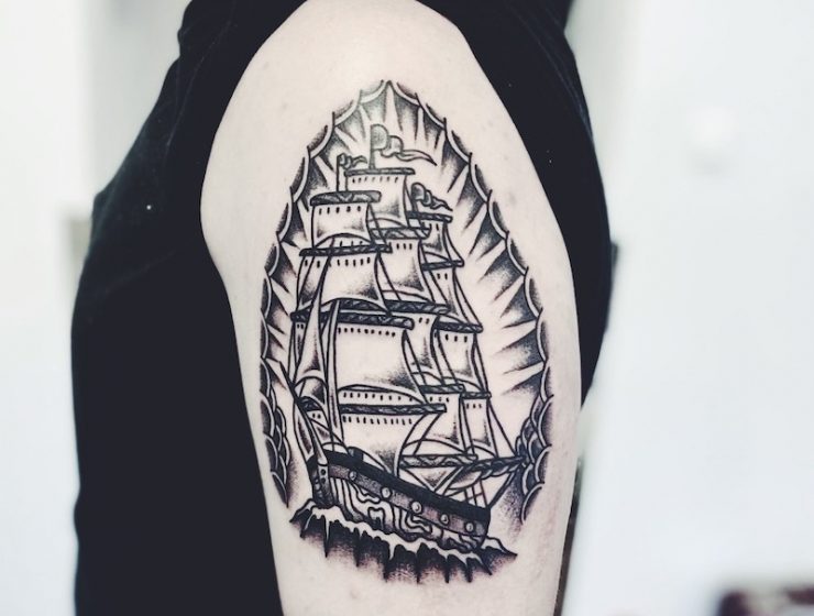 American Traditional Ship
