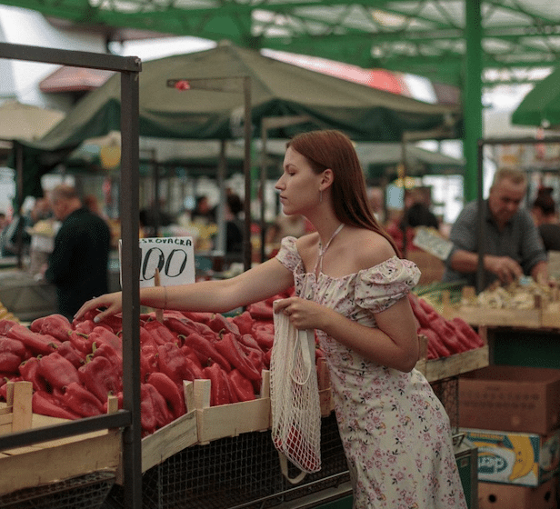 market in Belgrade
