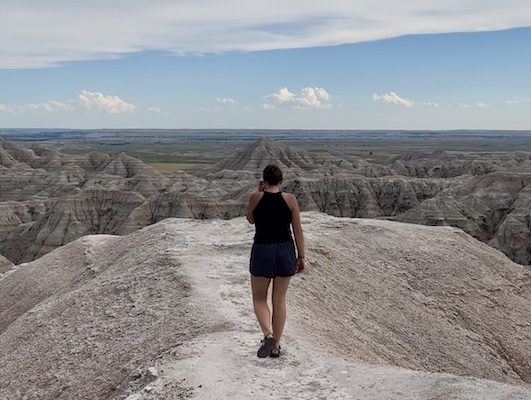 Badlands overlook