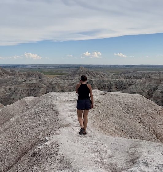 Badlands overlook