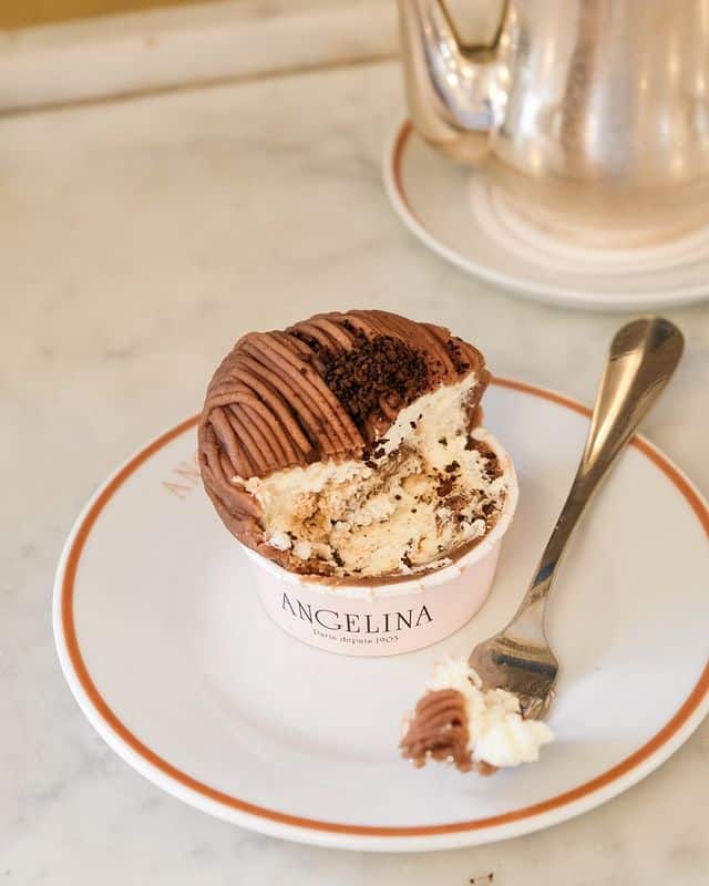 Inside of a Mont-Blanc Angelina Paris