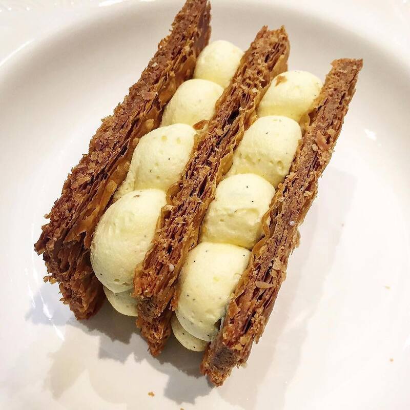 Perfectly flaky millefeuille parisian desserts