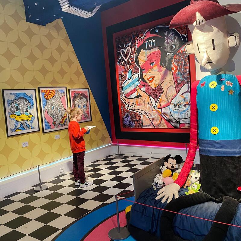Disney-inspired exhibit at Musée en Herbe