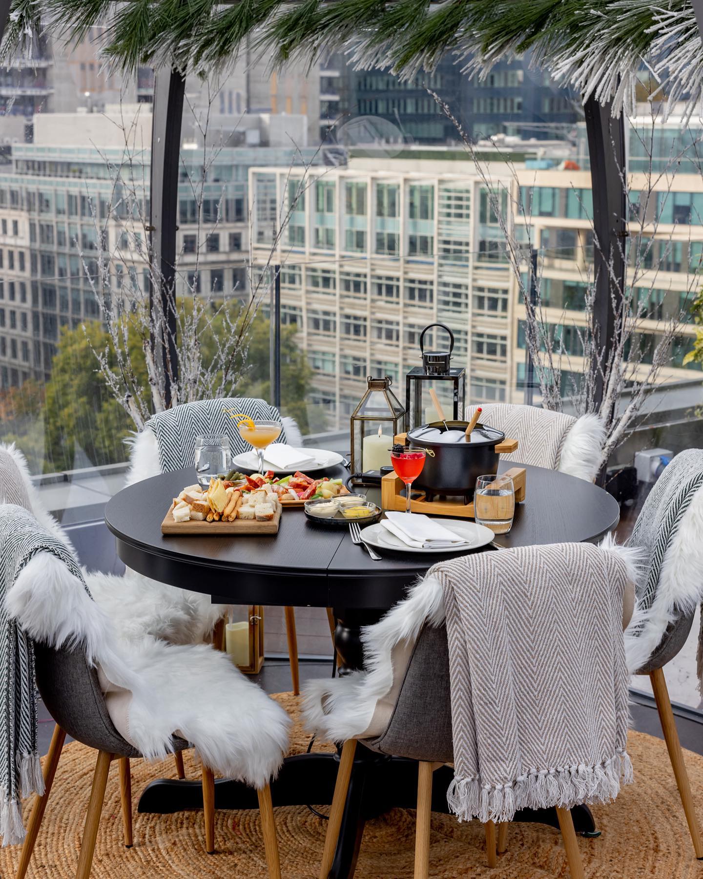 Dinner at Aviary Rooftop Restaurant & Bar