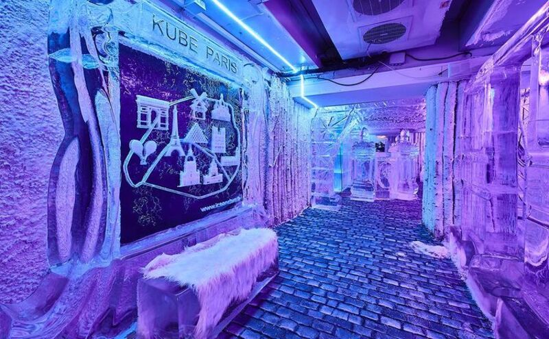 Frosty vibes at Ice Kube Bar