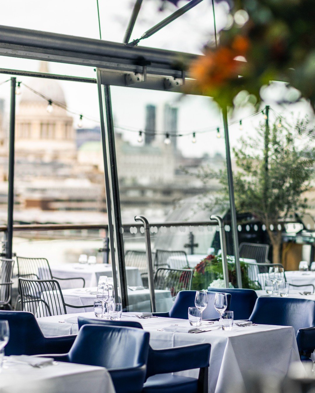 Panoramic views from OXO Tower Restaurant
