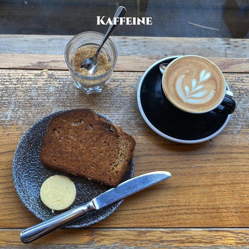 Banana bread at Kaffeine