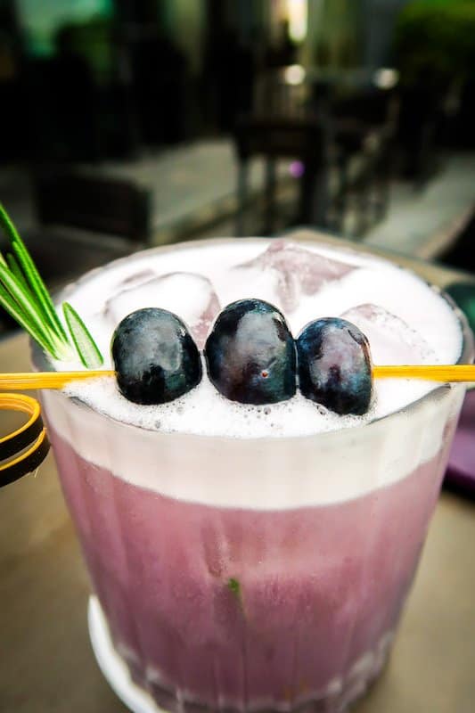 Vertigo Bar's cocktail.