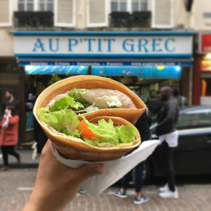 Galette tarama from Au P’tit Grec